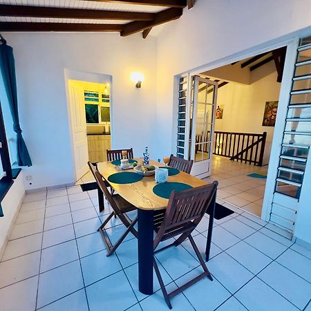Villa Iguana, Duplex Paisible, Vue Magnifique Mer Et Rocher Du Diamant, Piscine Сент-Люс Экстерьер фото