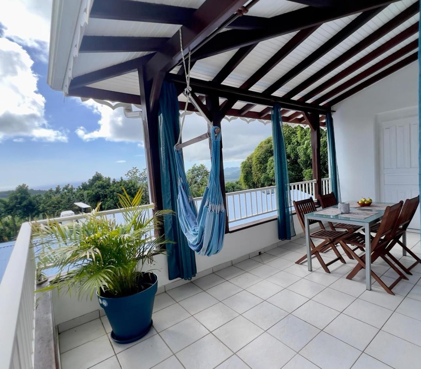 Villa Iguana, Duplex Paisible, Vue Magnifique Mer Et Rocher Du Diamant, Piscine Сент-Люс Экстерьер фото